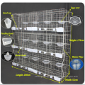 High quality /Cheap Layer Pigeon Breeding Cage for Sale Pigeon Cage